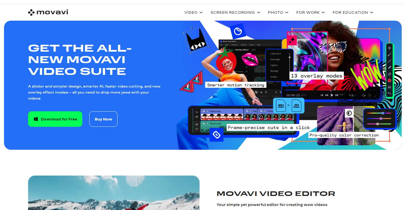 Movavi.com Graphic Design AI Review 2024 – AI-Powered Design Solutions